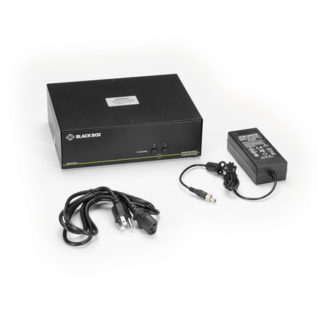 Black Box Secure Niap 3.0 Kvm Switch - Single-Head, Displayport, 4K, 2-Port SS2P-SH-DP-U